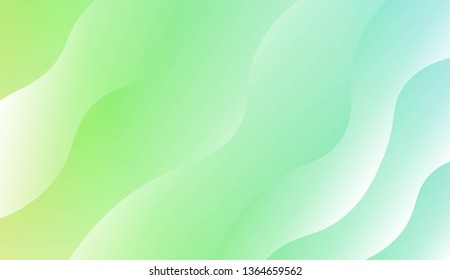 Wave Modern Background. For Business Presentation Wallpaper, Flyer, Cover. Vector Illustration with Color Gradient