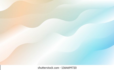 Wave Modern Background. For Business Presentation Wallpaper, Flyer, Cover. Vector Illustration with Color Gradient