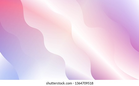 Wave Modern Background. For Business Presentation Wallpaper, Flyer, Cover. Vector Illustration with Color Gradient