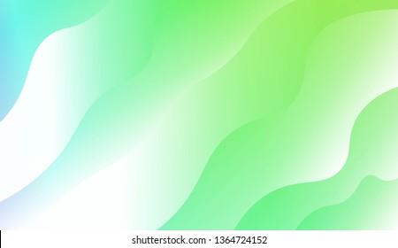 Wave Modern Background. For Business Presentation Wallpaper, Flyer, Cover. Vector Illustration with Color Gradient