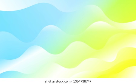 Wave Modern Background. For Business Presentation Wallpaper, Flyer, Cover. Vector Illustration with Color Gradient