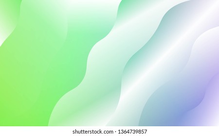 Wave Modern Background. For Business Presentation Wallpaper, Flyer, Cover. Vector Illustration with Color Gradient