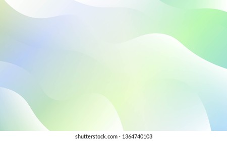 Wave Modern Background. For Business Presentation Wallpaper, Flyer, Cover. Vector Illustration with Color Gradient