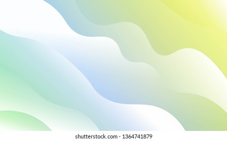 Wave Modern Background. For Business Presentation Wallpaper, Flyer, Cover. Vector Illustration with Color Gradient