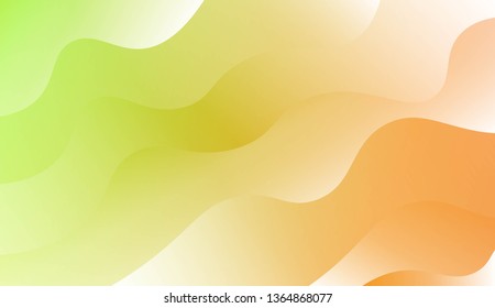 Wave Modern Background. For Business Presentation Wallpaper, Flyer, Cover. Vector Illustration with Color Gradient