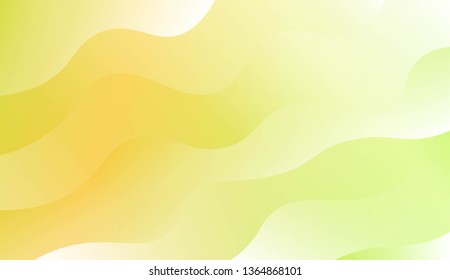 Wave Modern Background. For Business Presentation Wallpaper, Flyer, Cover. Vector Illustration with Color Gradient