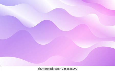 Wave Modern Background. For Business Presentation Wallpaper, Flyer, Cover. Vector Illustration with Color Gradient