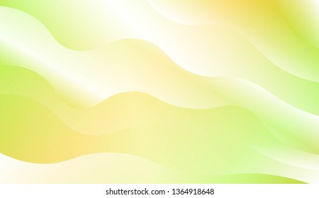 Wave Modern Background. For Business Presentation Wallpaper, Flyer, Cover. Vector Illustration with Color Gradient