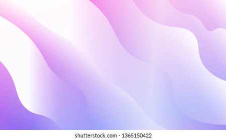 Wave Modern Background. For Business Presentation Wallpaper, Flyer, Cover. Vector Illustration with Color Gradient