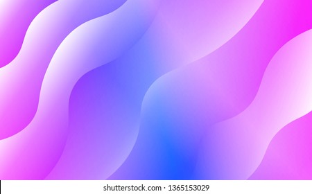 Wave Modern Background. For Business Presentation Wallpaper, Flyer, Cover. Vector Illustration with Color Gradient