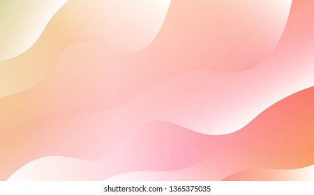 Wave Modern Background. For Business Presentation Wallpaper, Flyer, Cover. Vector Illustration with Color Gradient