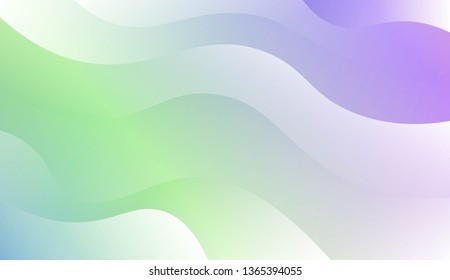 Wave Modern Background. For Business Presentation Wallpaper, Flyer, Cover. Vector Illustration with Color Gradient
