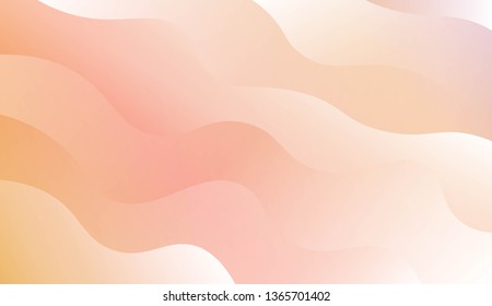 Wave Modern Background. For Business Presentation Wallpaper, Flyer, Cover. Vector Illustration with Color Gradient