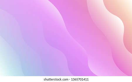 Wave Modern Background. For Business Presentation Wallpaper, Flyer, Cover. Vector Illustration with Color Gradient