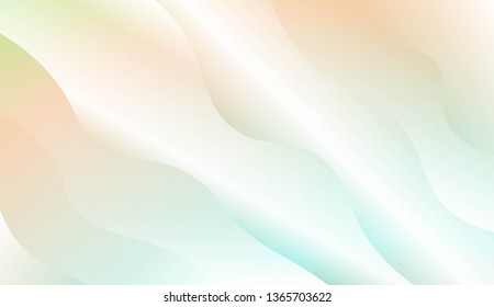 Wave Modern Background. For Business Presentation Wallpaper, Flyer, Cover. Vector Illustration with Color Gradient