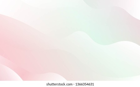 Wave Modern Background. For Business Presentation Wallpaper, Flyer, Cover. Vector Illustration with Color Gradient