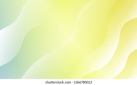 Wave Modern Background. For Business Presentation Wallpaper, Flyer, Cover. Vector Illustration with Color Gradient
