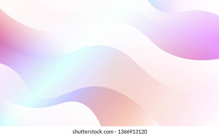 Wave Modern Background. For Business Presentation Wallpaper, Flyer, Cover. Vector Illustration with Color Gradient