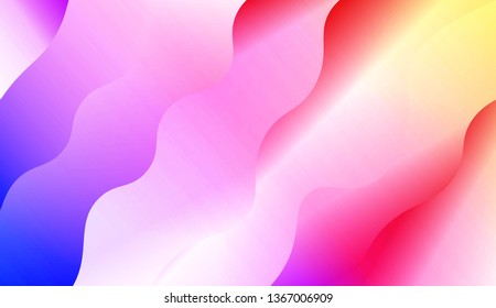 Wave Modern Background. For Business Presentation Wallpaper, Flyer, Cover. Vector Illustration with Color Gradient