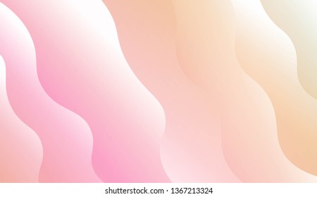 Wave Modern Background. For Business Presentation Wallpaper, Flyer, Cover. Vector Illustration with Color Gradient