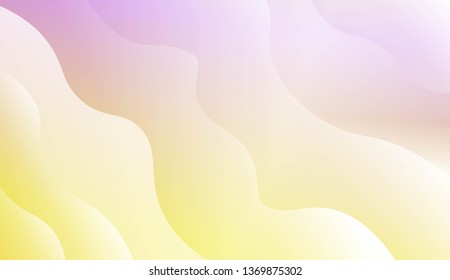 Wave Modern Background. For Business Presentation Wallpaper, Flyer, Cover. Vector Illustration with Color Gradient