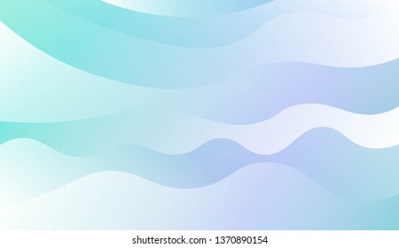 Wave Modern Background. For Business Presentation Wallpaper, Flyer, Cover. Vector Illustration with Color Gradient