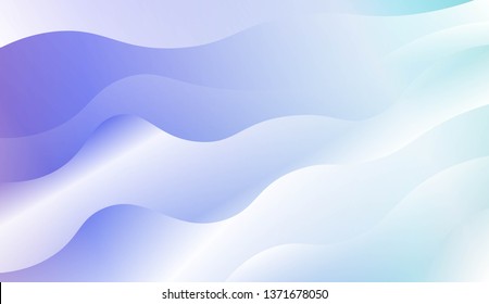 Wave Modern Background. For Business Presentation Wallpaper, Flyer, Cover. Vector Illustration with Color Gradient