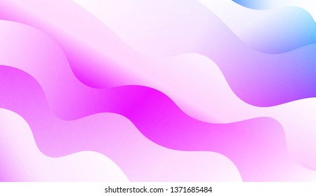 Wave Modern Background. For Business Presentation Wallpaper, Flyer, Cover. Vector Illustration with Color Gradient