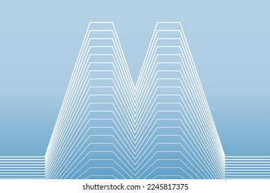 El fondo es moderno. Ilustración vectorial.