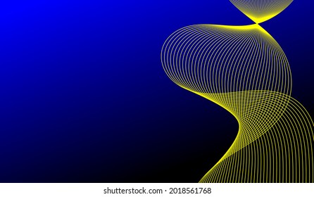 Wave modern background for web design, banner, wallpaper etc.