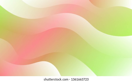 Wave Modern Background. For Your Design Wallpaper, Presentation, Banner, Flyer, Cover Page, Landing Page. Vector Illustration with Color Gradient