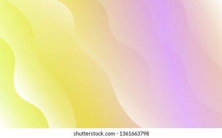 Wave Modern Background. For Your Design Wallpaper, Presentation, Banner, Flyer, Cover Page, Landing Page. Vector Illustration with Color Gradient