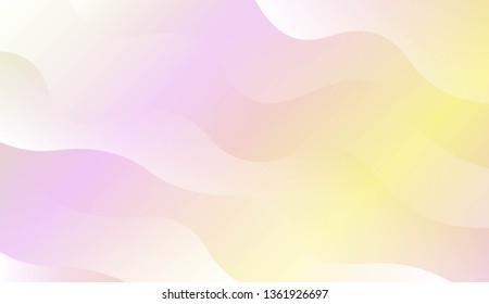 Wave Modern Background. For Your Design Wallpaper, Presentation, Banner, Flyer, Cover Page, Landing Page. Vector Illustration with Color Gradient