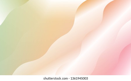 Wave Modern Background. For Your Design Wallpaper, Presentation, Banner, Flyer, Cover Page, Landing Page. Vector Illustration with Color Gradient