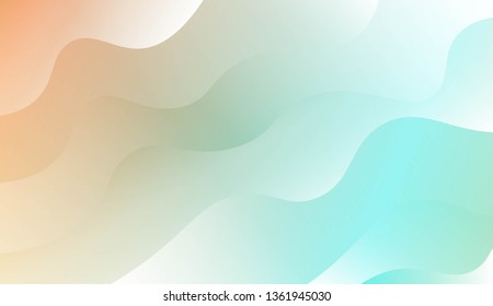 Wave Modern Background. For Your Design Wallpaper, Presentation, Banner, Flyer, Cover Page, Landing Page. Vector Illustration with Color Gradient