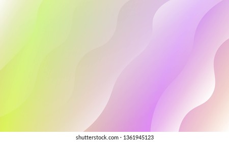 Wave Modern Background. For Your Design Wallpaper, Presentation, Banner, Flyer, Cover Page, Landing Page. Vector Illustration with Color Gradient