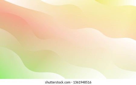 Wave Modern Background. For Your Design Wallpaper, Presentation, Banner, Flyer, Cover Page, Landing Page. Vector Illustration with Color Gradient