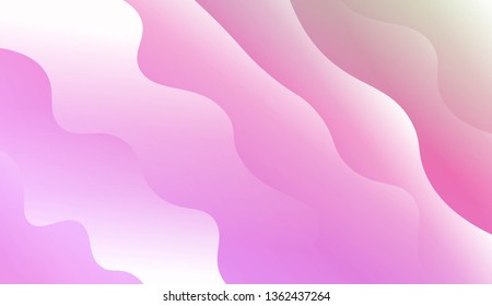 Wave Modern Background. For Your Design Wallpaper, Presentation, Banner, Flyer, Cover Page, Landing Page. Vector Illustration with Color Gradient