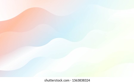 Wave Modern Background. For Your Design Wallpaper, Presentation, Banner, Flyer, Cover Page, Landing Page. Vector Illustration with Color Gradient