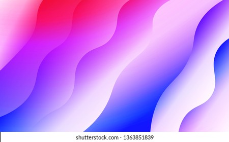 Wave Modern Background. For Your Design Wallpaper, Presentation, Banner, Flyer, Cover Page, Landing Page. Vector Illustration with Color Gradient