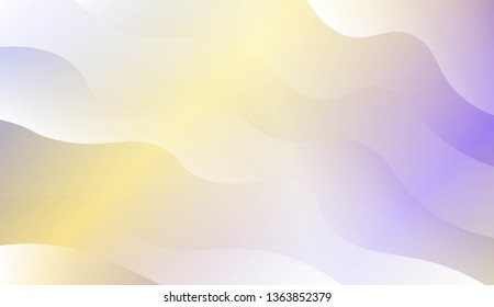 Wave Modern Background. For Your Design Wallpaper, Presentation, Banner, Flyer, Cover Page, Landing Page. Vector Illustration with Color Gradient