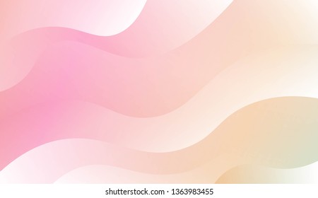 Wave Modern Background. For Your Design Wallpaper, Presentation, Banner, Flyer, Cover Page, Landing Page. Vector Illustration with Color Gradient