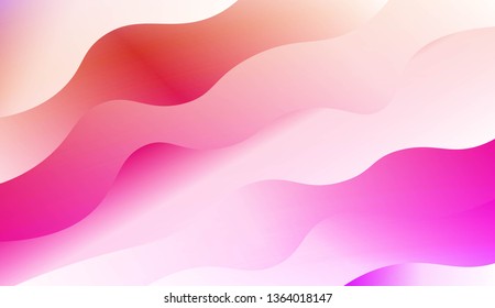 Wave Modern Background. For Your Design Wallpaper, Presentation, Banner, Flyer, Cover Page, Landing Page. Vector Illustration with Color Gradient