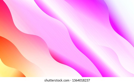 Wave Modern Background. For Your Design Wallpaper, Presentation, Banner, Flyer, Cover Page, Landing Page. Vector Illustration with Color Gradient