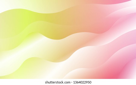 Wave Modern Background. For Your Design Wallpaper, Presentation, Banner, Flyer, Cover Page, Landing Page. Vector Illustration with Color Gradient