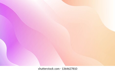 Wave Modern Background. For Your Design Wallpaper, Presentation, Banner, Flyer, Cover Page, Landing Page. Vector Illustration with Color Gradient