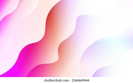 Wave Modern Background. For Your Design Wallpaper, Presentation, Banner, Flyer, Cover Page, Landing Page. Vector Illustration with Color Gradient