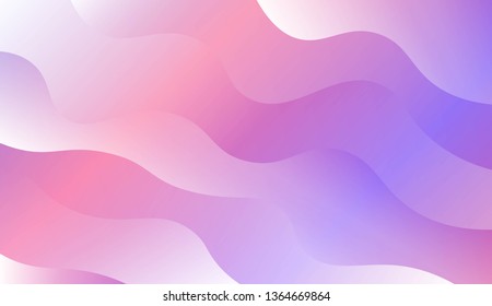 Wave Modern Background. For Your Design Wallpaper, Presentation, Banner, Flyer, Cover Page, Landing Page. Vector Illustration with Color Gradient