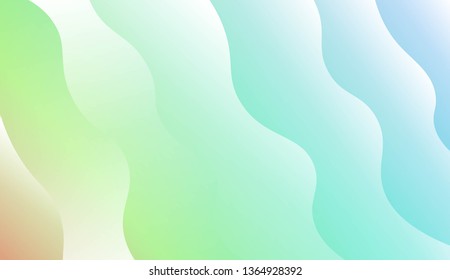 Wave Modern Background. For Your Design Wallpaper, Presentation, Banner, Flyer, Cover Page, Landing Page. Vector Illustration with Color Gradient