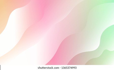 Wave Modern Background. For Your Design Wallpaper, Presentation, Banner, Flyer, Cover Page, Landing Page. Vector Illustration with Color Gradient